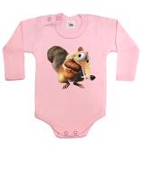 Dětské body s veverkou Scrat z Doby ledové - dárek na narozeniny