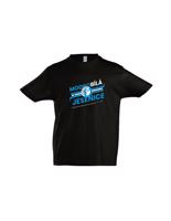 Dětské černé tričko SK Slavia Jesenice - Modrobílá Jesenice