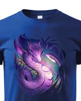 Dětské fantasy tričko s magickým drakem - tričko pro milovníky draků