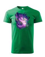 Dětské fantasy tričko s magickým drakem - tričko pro milovníky draků