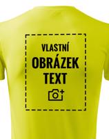 Dětské funkční tričko - dres s vlastním potiskem - propracovaný editor