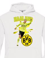 Dětské mikina s potiskem hráče Erling Braut Haaland - ideální pro malé fotbalisty