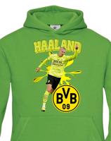 Dětské mikina s potiskem hráče Erling Braut Haaland - ideální pro malé fotbalisty