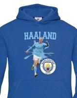 Dětské mikina s potiskem hráče Erling Braut Haaland - Manchester city - ideální pro malé fotbalisty