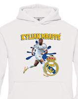 Dětské mikina s potiskem hráče Kylian Mbappé - ideální pro malé fotbalisty