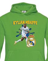 Dětské mikina s potiskem hráče Kylian Mbappé - ideální pro malé fotbalisty