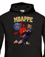 Dětské mikina s potiskem hráče Kylian Mbappé - ideální pro malé fotbalisty