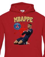 Dětské mikina s potiskem hráče Kylian Mbappé - ideální pro malé fotbalisty