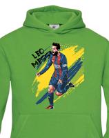 Dětské mikina s potiskem hráče Messi - ideální pro malé fotbalisty