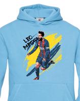 Dětské mikina s potiskem hráče Messi - ideální pro malé fotbalisty