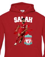 Dětské mikina s potiskem hráče Mohamed Salah - ideální pro malé fotbalisty
