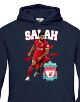 Dětské mikina s potiskem hráče Mohamed Salah - ideální pro malé fotbalisty