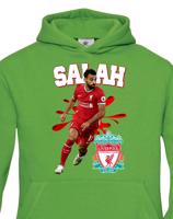 Dětské mikina s potiskem hráče Mohamed Salah - ideální pro malé fotbalisty