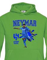 Dětské mikina s potiskem hráče Neymar - ideální pro malé fotbalisty