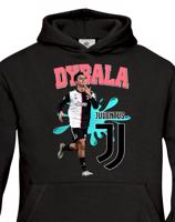 Dětské mikina s potiskem hráče Paulo Dybala - ideální pro malé fotbalisty