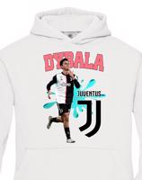 Dětské mikina s potiskem hráče Paulo Dybala - ideální pro malé fotbalisty