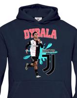 Dětské mikina s potiskem hráče Paulo Dybala - ideální pro malé fotbalisty