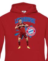 Dětské mikina s potiskem hráče Robert Lewandowski - ideální pro malé fotbalisty