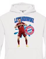 Dětské mikina s potiskem hráče Robert Lewandowski - ideální pro malé fotbalisty