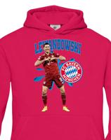 Dětské mikina s potiskem hráče Robert Lewandowski - ideální pro malé fotbalisty