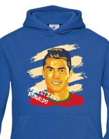 Dětské mikina s potiskem hráče Ronaldo - ideální pro malé fotbalisty