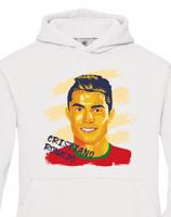 Dětské mikina s potiskem hráče Ronaldo - ideální pro malé fotbalisty