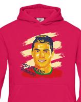 Dětské mikina s potiskem hráče Ronaldo - ideální pro malé fotbalisty