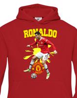 Dětské mikina s potiskem hráče Ronaldo - ideální pro malé fotbalisty