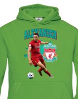 Dětské mikina s potiskem hráče Trent Alexander-Arnold - ideální pro malé fotbalisty