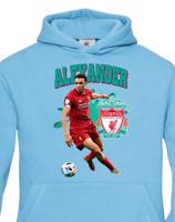 Dětské mikina s potiskem hráče Trent Alexander-Arnold - ideální pro malé fotbalisty