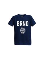 Dětské navy tričko Basket Brno - logo classic