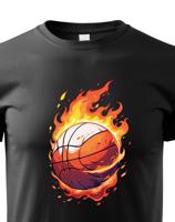 Dětské tričko Basketbalový míč- kvalitní potisk na triko