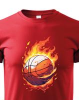 Dětské tričko Basketbalový míč- kvalitní potisk na triko