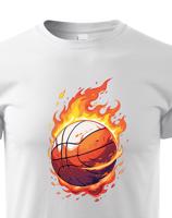 Dětské tričko Basketbalový míč- kvalitní potisk na triko