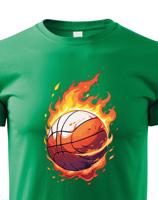 Dětské tričko Basketbalový míč- kvalitní potisk na triko