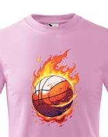 Dětské tričko Basketbalový míč- kvalitní potisk na triko