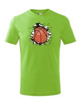 Dětské tričko basketbalový míč - tričko pro milovníky basketbalu