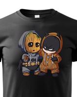 Dětské tričko Batman a Groot - ideální dárek
