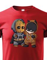 Dětské tričko Batman a Groot - ideální dárek