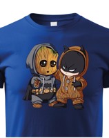 Dětské tričko Batman a Groot - ideální dárek