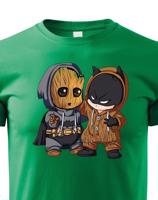 Dětské tričko Batman a Groot - ideální dárek