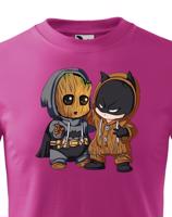 Dětské tričko Batman a Groot - ideální dárek
