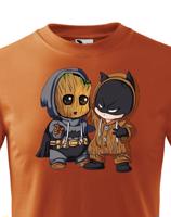 Dětské tričko Batman a Groot - ideální dárek