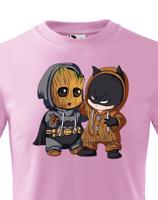 Dětské tričko Batman a Groot - ideální dárek