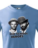 Dětské tričko Bud Spencer a Terence Hill - Old school heroes