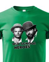 Dětské tričko Bud Spencer a Terence Hill - Old school heroes