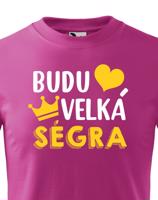 Dětské tričko - Budu velká ségra