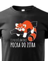 Dětské tričko Co neudělám dnes, počká do zítra