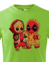 Dětské tričko Deadpool a Groot - super dárek