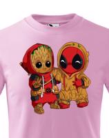 Dětské tričko Deadpool a Groot - super dárek